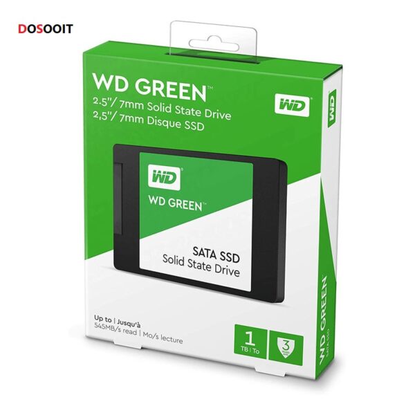 حافظه SSD وسترن دیجیتال مدل GREEN WD sata ظرفیت 1 ترابایت