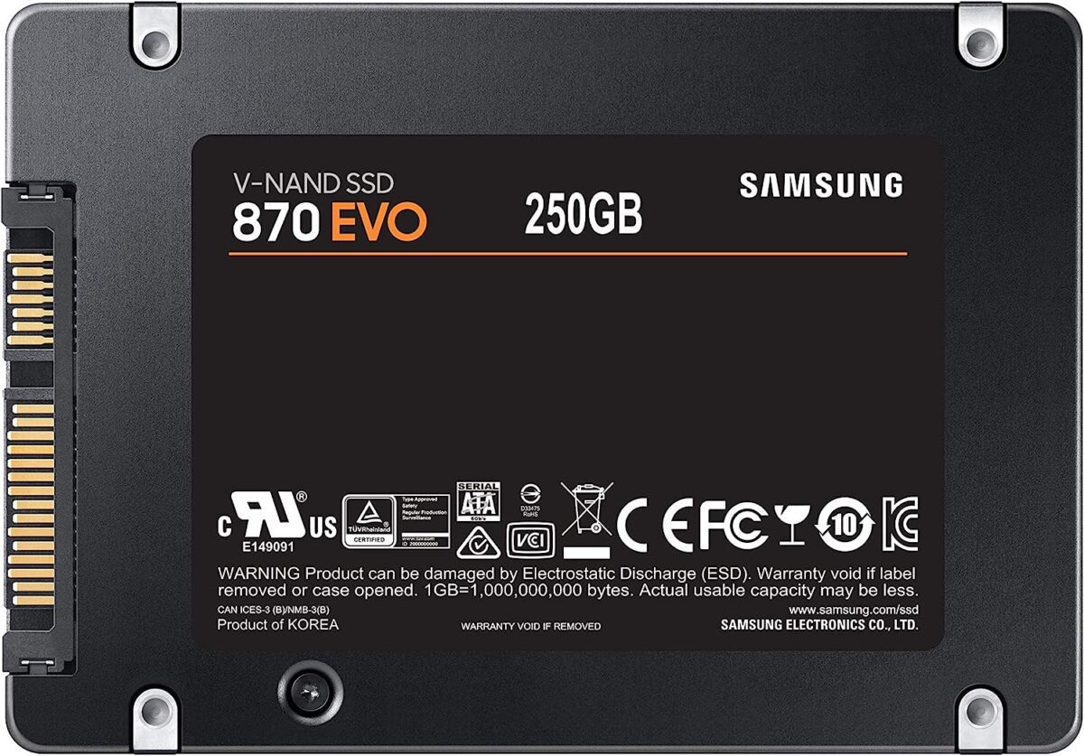 اس اس دی اینترنال سامسونگ مدل EVO 870 ظرفیت 250 گیگابایت - Image 1