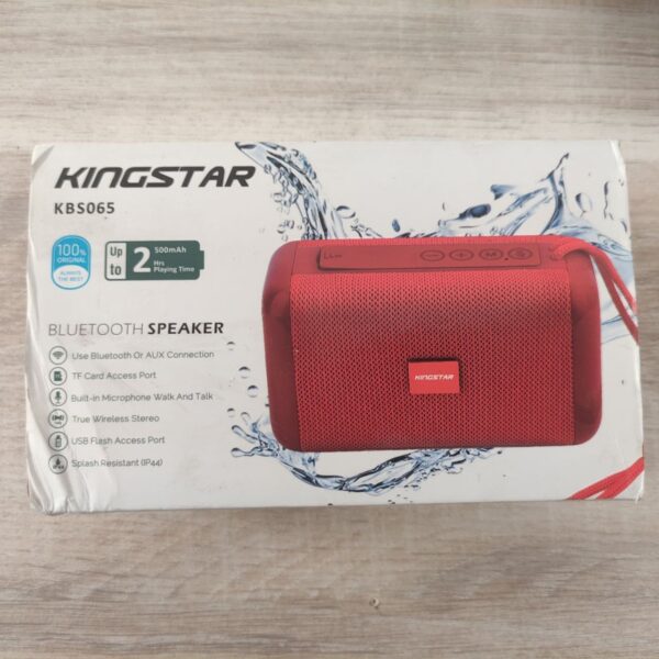 اسپیکر بلوتوثی قابل حمل کینگ استار مدل KBS-065