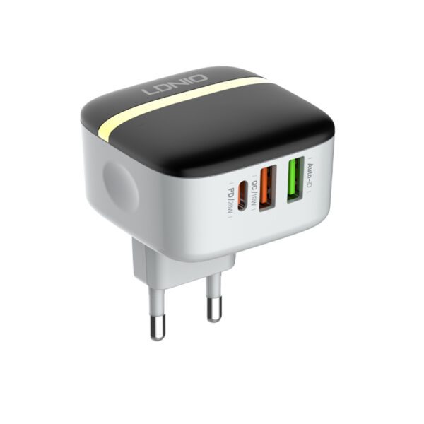 شارژر دیواری الدینو به همراه کابل Ldnio 32W Fast Charger A3513Q