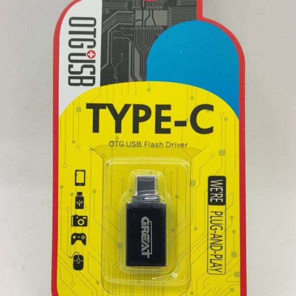 تبدیل OTG تایپ سی GREAT USB 3.0