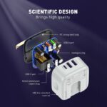 شارژر دیواری الدینو به همراه کابل Ldnio 32W Fast Charger A3513Q - Image 3