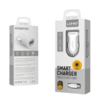 شارژر فندکی همراه کابل تایپ سی الدینو مدلDL-C17 - Image 2