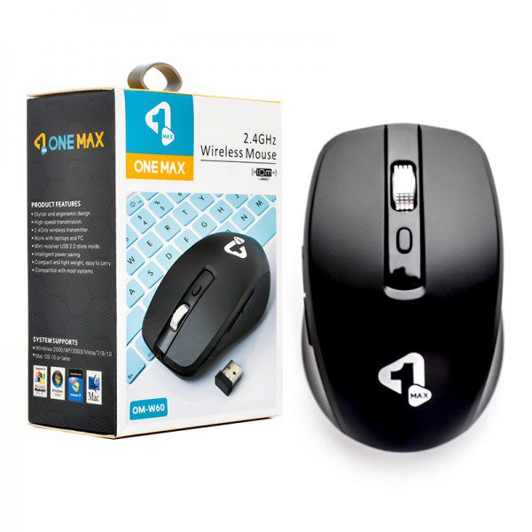 موس بی سیم وان مکس مدلONE MAX OM-W60