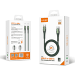 کابل شارژ موبایل و تبلت الدینو تایپ سی به تایپ سی مدل LC101 - Image 2