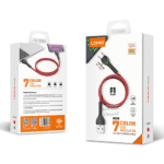 کابل شارژ موبایل و تبلت تایپ سی 2متری الدینو متری مدل LS482 - Image 3