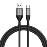 کابل شارژ و دیتا LENTION USB-A سریNON-SLIP مدل ACT-27W