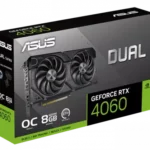 کارت گرافیک ایسوس مدل ASUS Dual GeForce RTX™ 4060 OC Edition 8GB