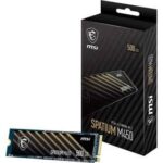 اس اس دی اینترنال ام اس آی مدل SPATIUM M460 PCIe 4.0 NVMe M.2 ظرفیت 2 ترابایت msi