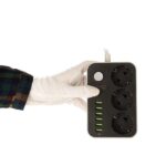سه راهی برق 3 به 2 با شش خانه USB الدینو
