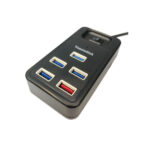هاب 4 پورت USB3.0 به همراه کلید و پاور مدل 804