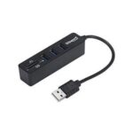 هاب 3 پورت USB3.0 و رم ریدر رویال مدل RH&R-448