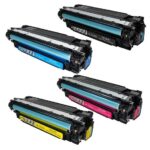 ست 4 رنگ کارتریج تونر لیزر رنگی HP 205A طرح