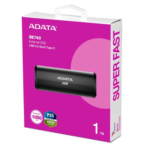 حافظه اکسترنال SSD ای دیتا Adata SE760 1TB