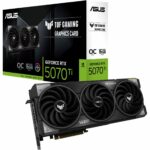 کارت گرافیک ایسوس مدل TUF Gaming RTX 5070 Ti OC Edition حافظه 16 گیگابایت
