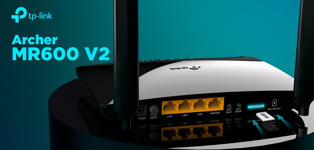 مودم روتر 4G LTE بی سیم و دوباند AC1200 تی پی لینک مدل Archer MR600