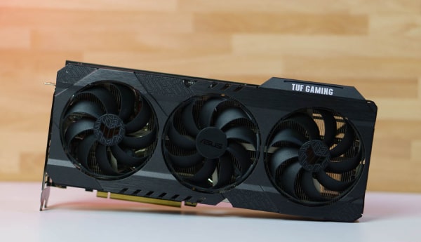 کارت گرافیک ایسوس مدل TUF RTX 3060 O12G GAMING حافظه 12 گیگابایت 3 نمای کارت گرافیک tuf rtx 3060 o12g