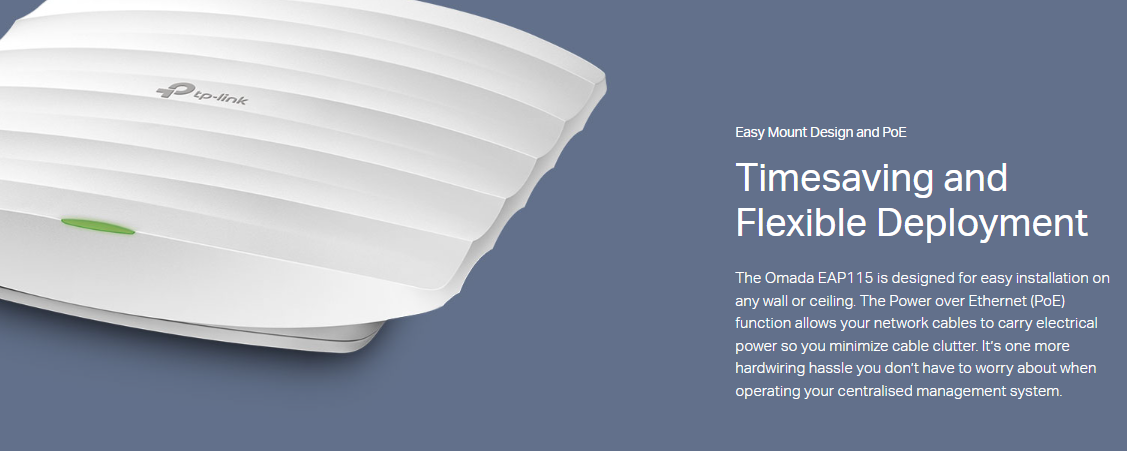 اکسس پوينت سقفی بيسيم 300Mbps تی پی لينک مدل EAP115