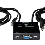 سوییچ 2 پورت DKVM دی-لینک مدل KVM-221