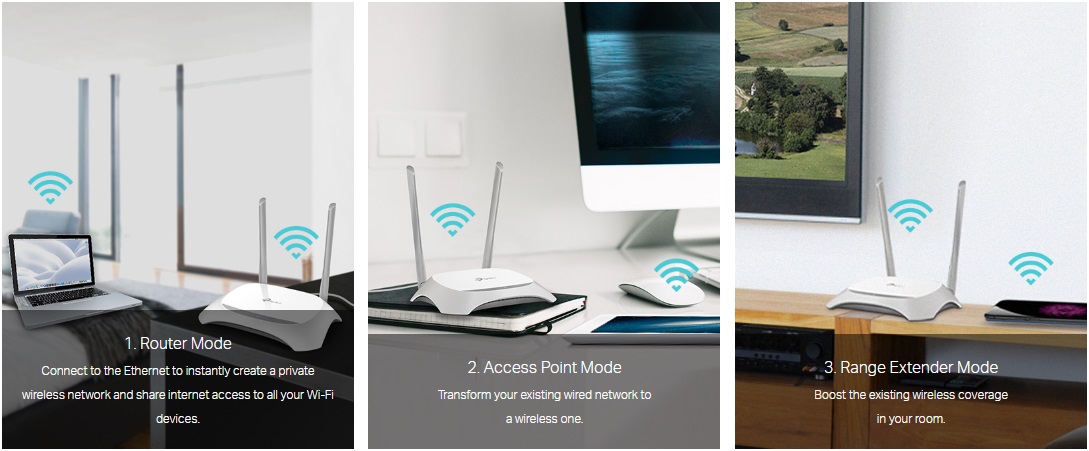 روتر بی‌سیم 300Mbps تی پی لینک مدل TL-WR840N