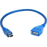 کابل الون 5 پین ذوزنقه به USB مادگی 30 سانتی متر